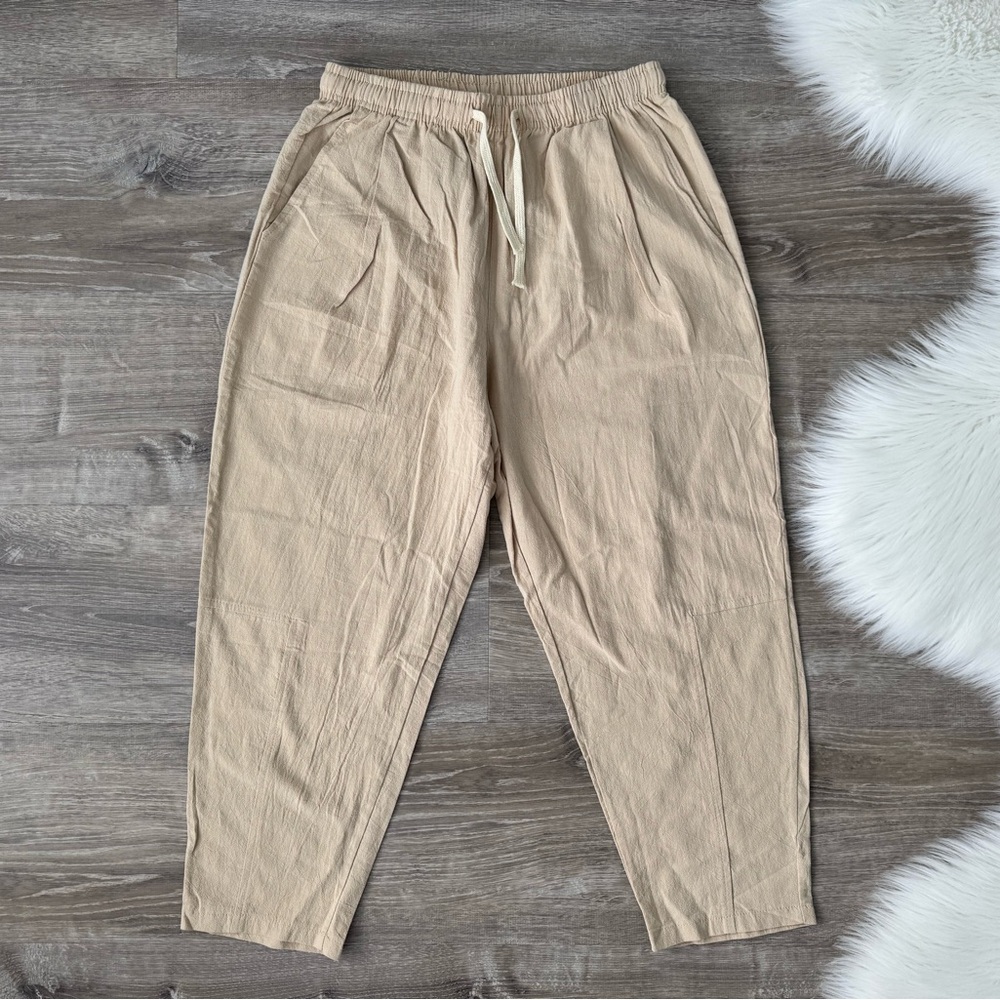 OLD MONEY Cancun Cotton Pantalon Linen/Cotton Pants Size Medium